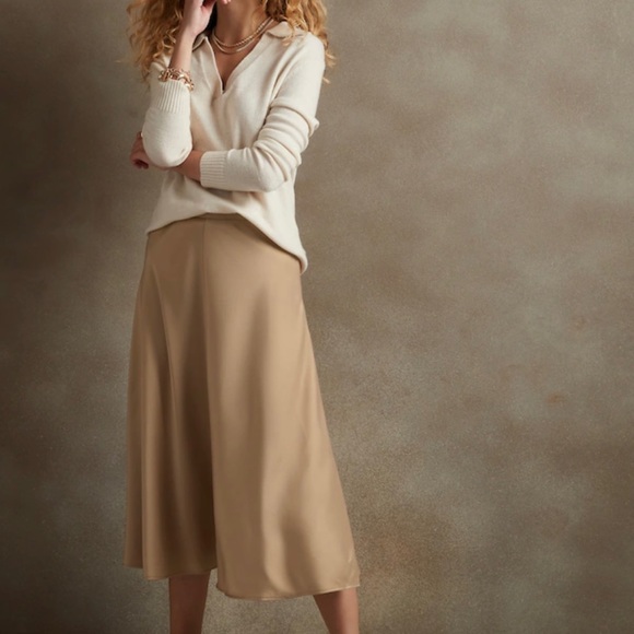 NWT Satin long skirt - Picture 1 of 4